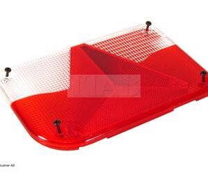 LYKTGLAS BAKLYKTA Vänster 200x10x130 I BLISTER